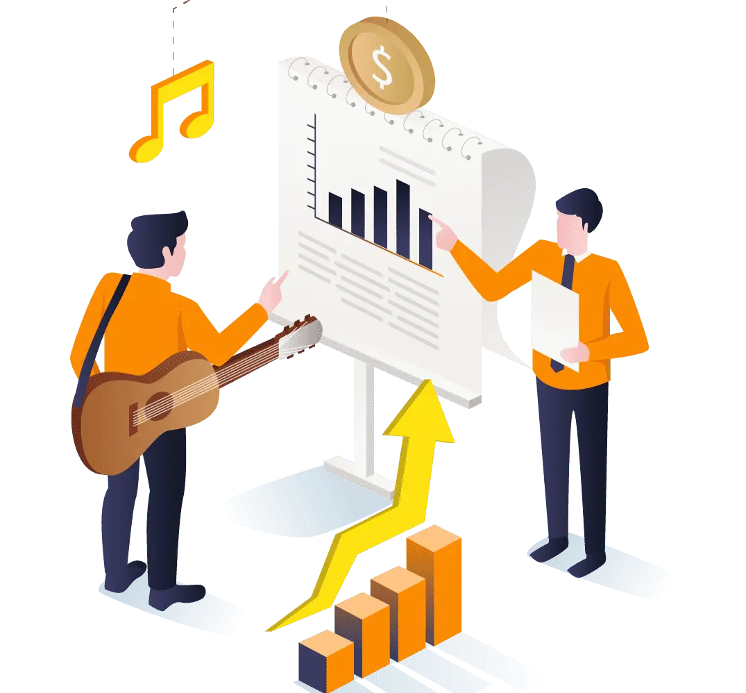 Music business and studio management tools for events and operations