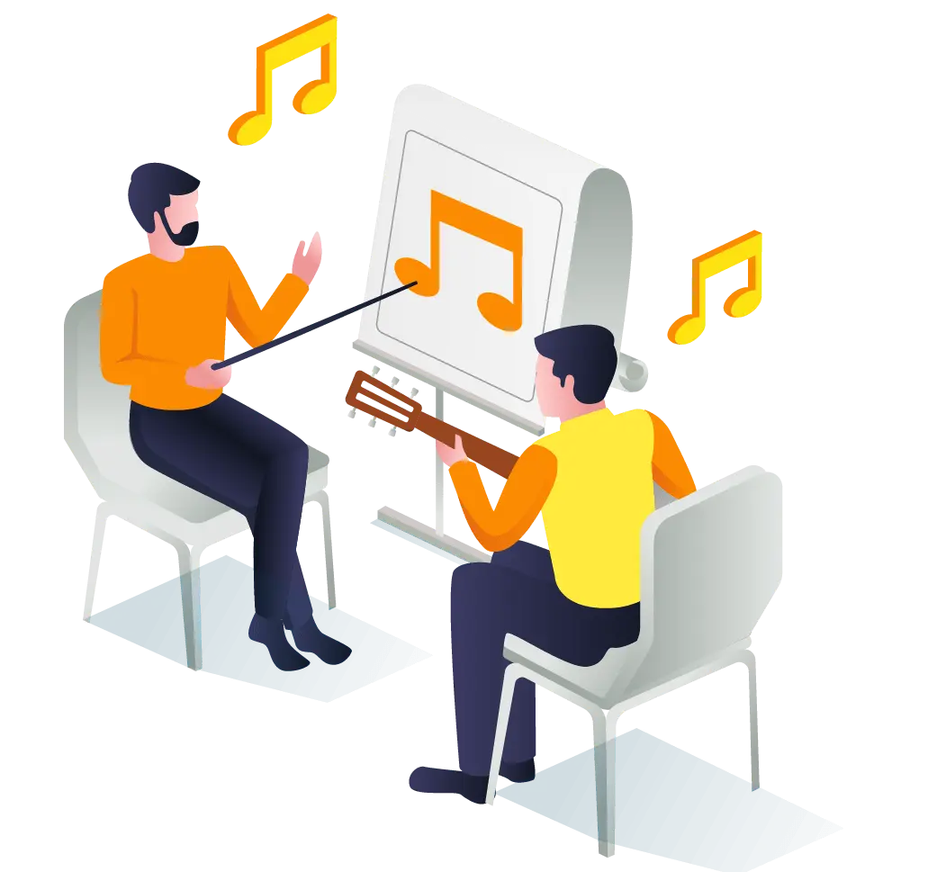 Music teacher dashboard for scheduling and managing classes