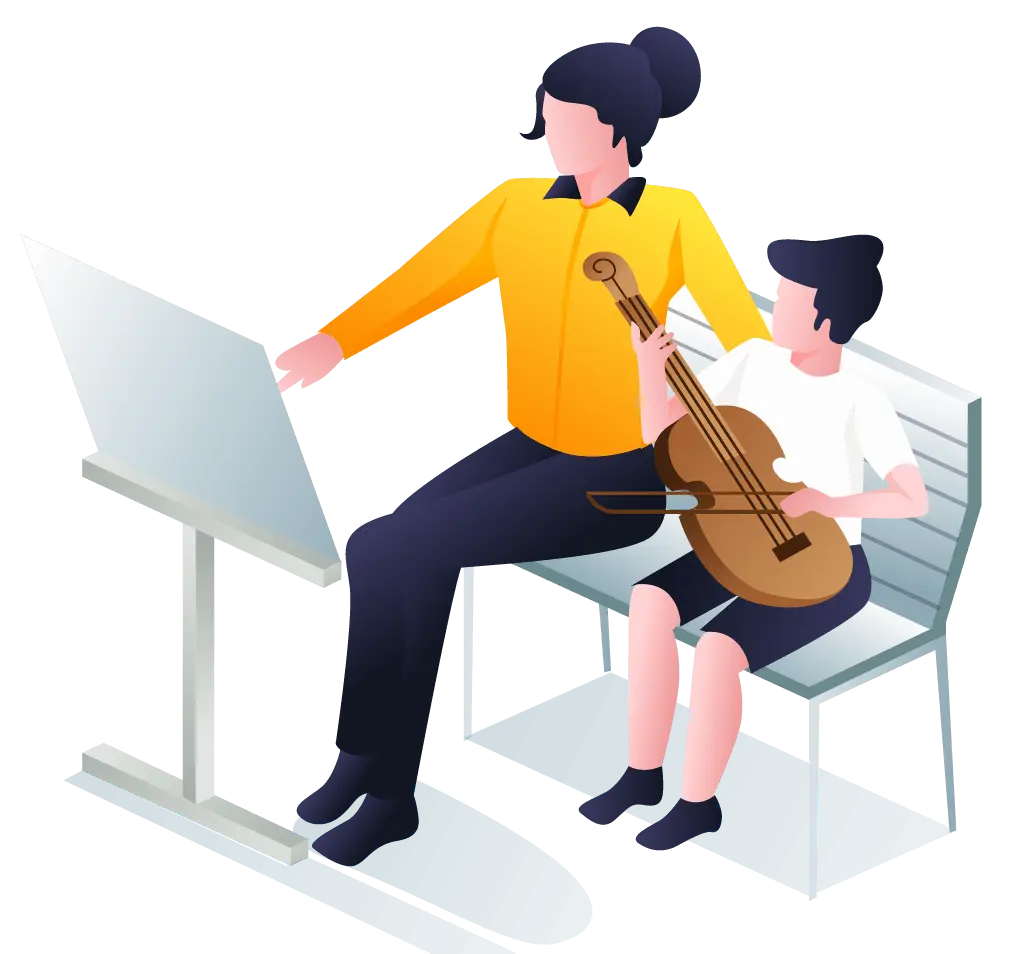 Support child’s online music learning